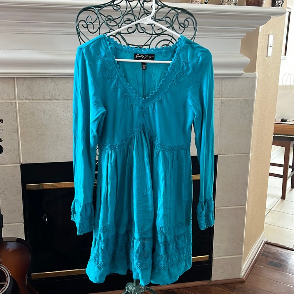 Beautiful Blue Cotton Dress!